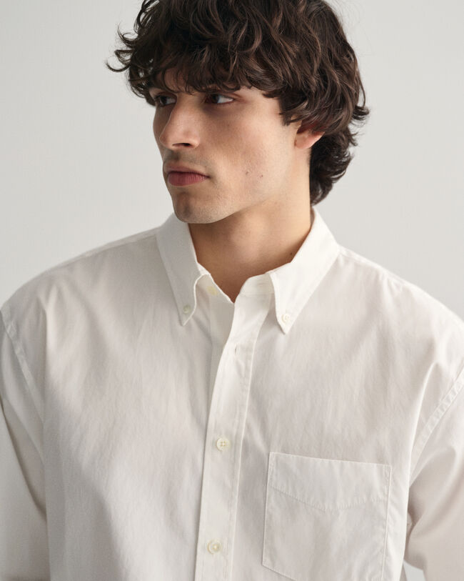 Relaxed Fit Poplin Shirt