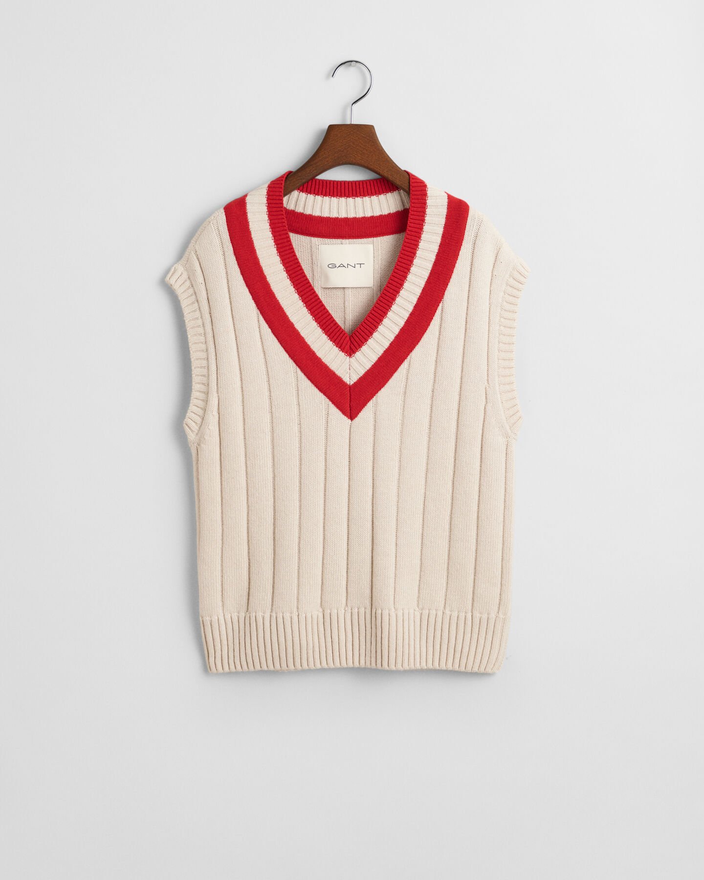 Contrast V-Neck Vest