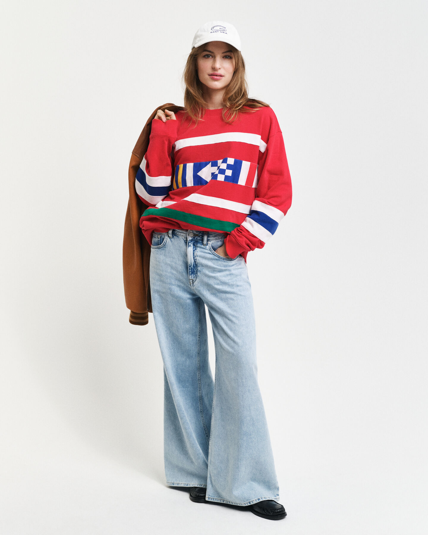 Panel Crew Neck Sweatshirt