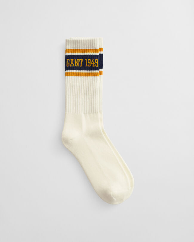 Striped Logo Sport Socks