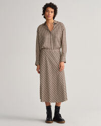 Geometric A-Line Skirt