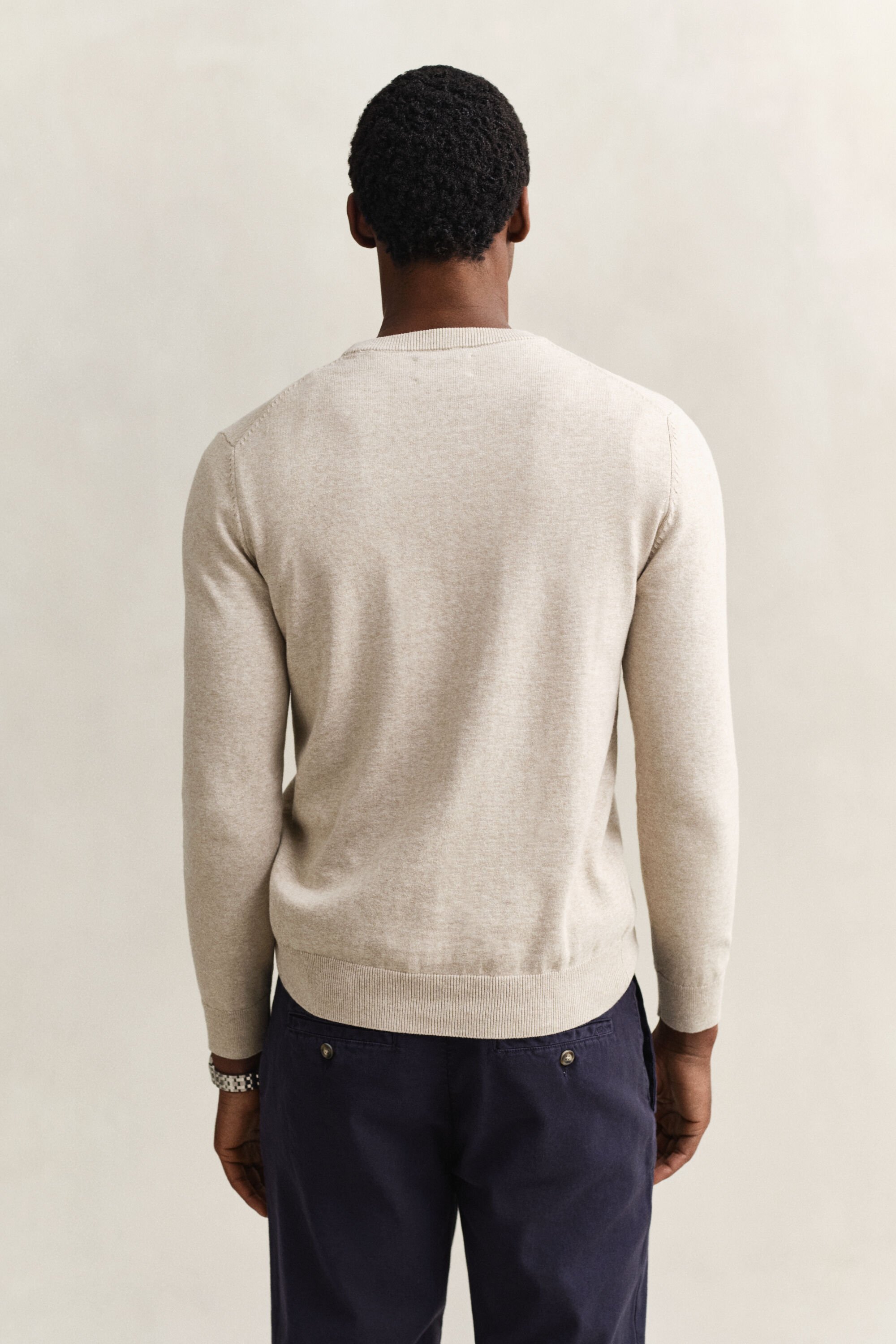 Cotton Crew Neck Sweater
