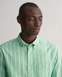 Regular Fit Striped Oxford Shirt