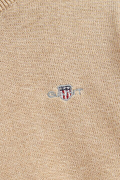 Teen Boys Shield Sweater — OAT BEIGE MARL 1