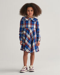 Girls Checked Flannel Dress