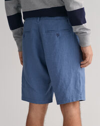 Relaxed Fit Linen Drawstring Shorts