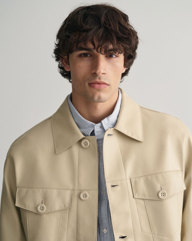 Leather Trucker Jacket