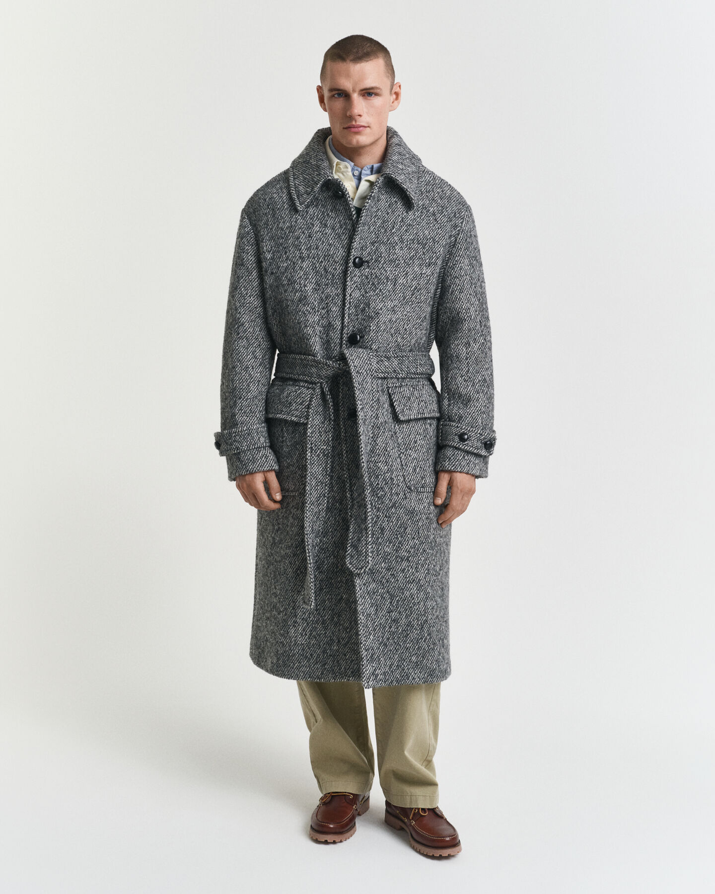 Tweed Wool Coat