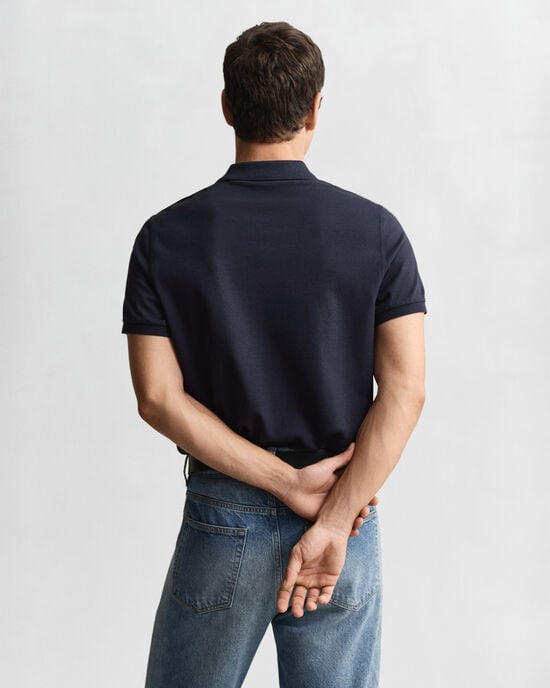 Regular Fit Shield Piqué Polo Shirt