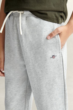Teen Boys Shield Sweatpants — GREY MELANGE 5