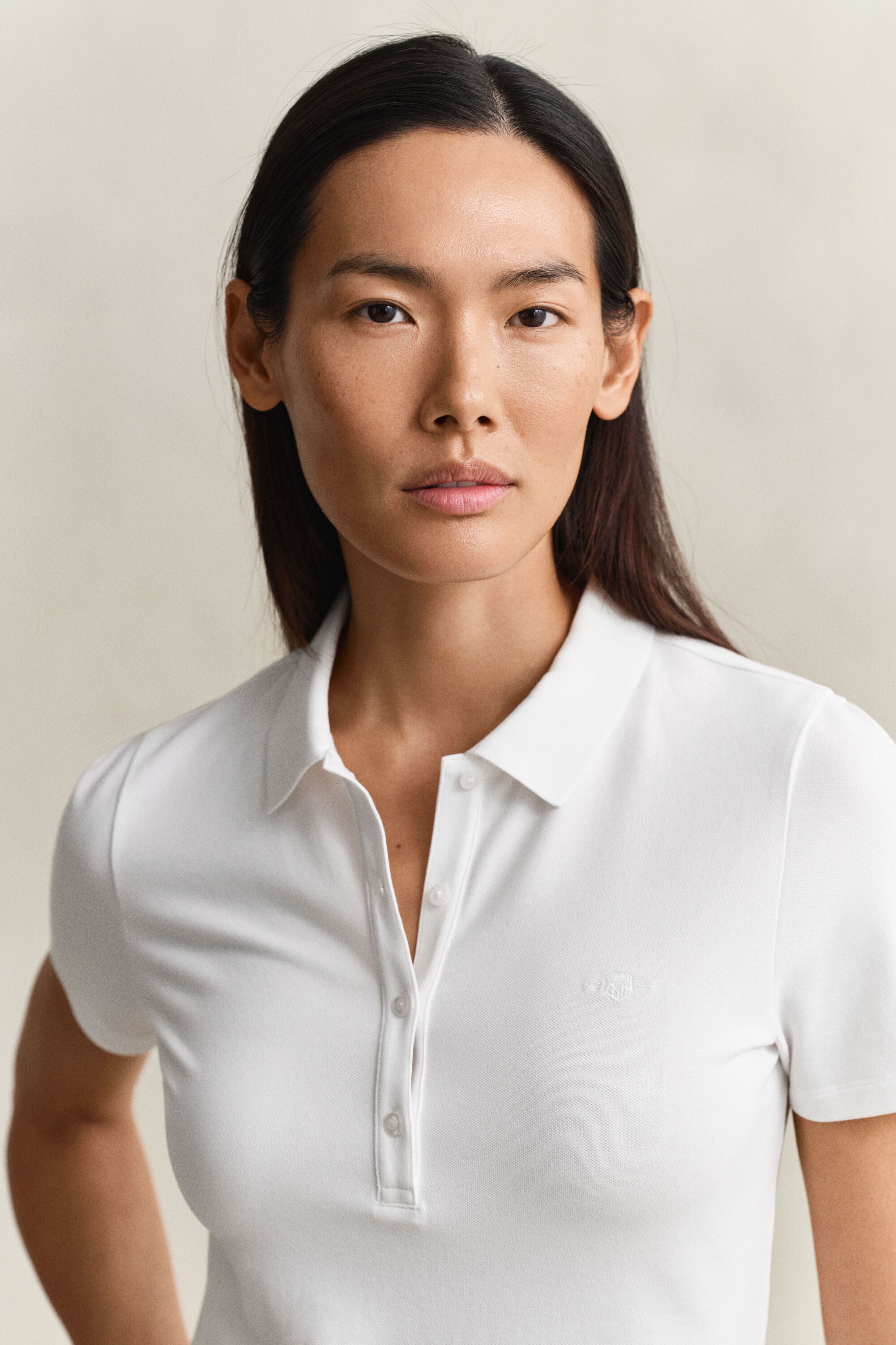 Shield Piqué Polo Dress