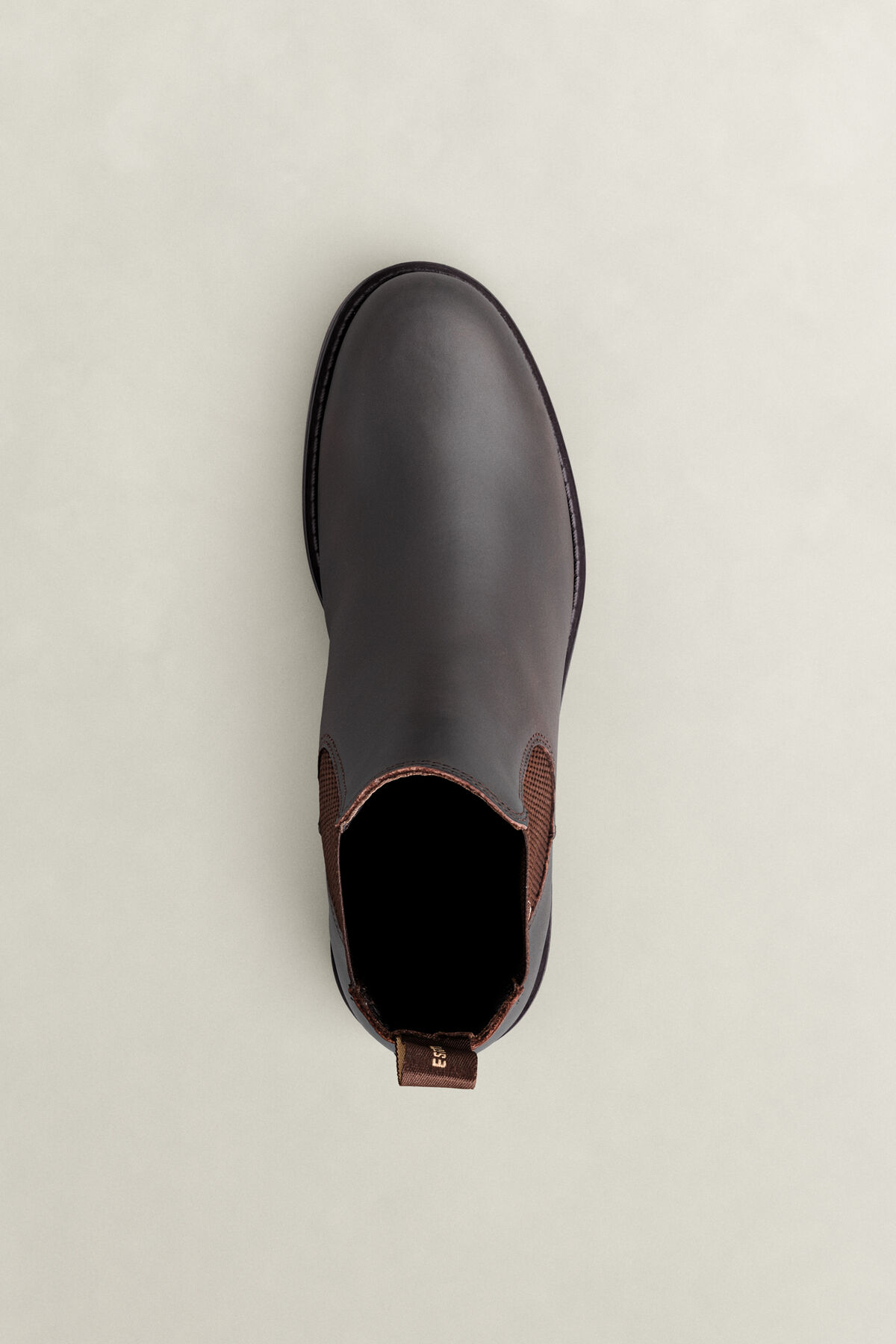 Prepdale Leather Chelsea Boots — DARK BROWN