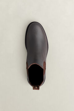Prepdale Leather Chelsea Boots — DARK BROWN 2