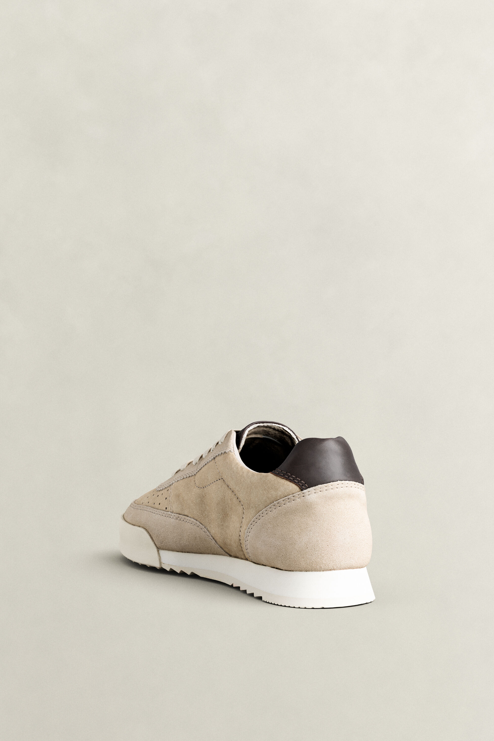 Baylle Suede Sneakers — OAT BEIGE
