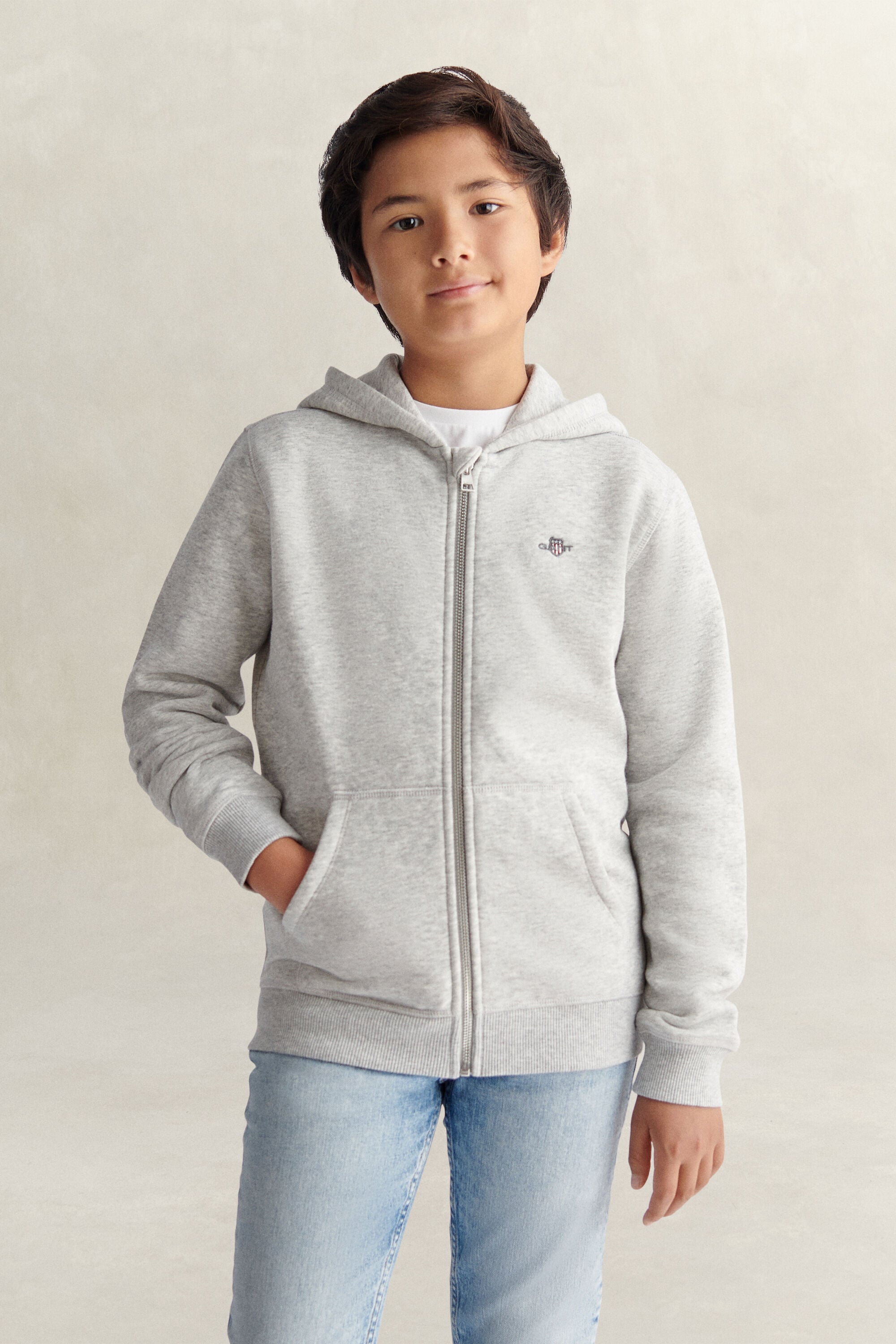 Teens Shield Zip Hoodie