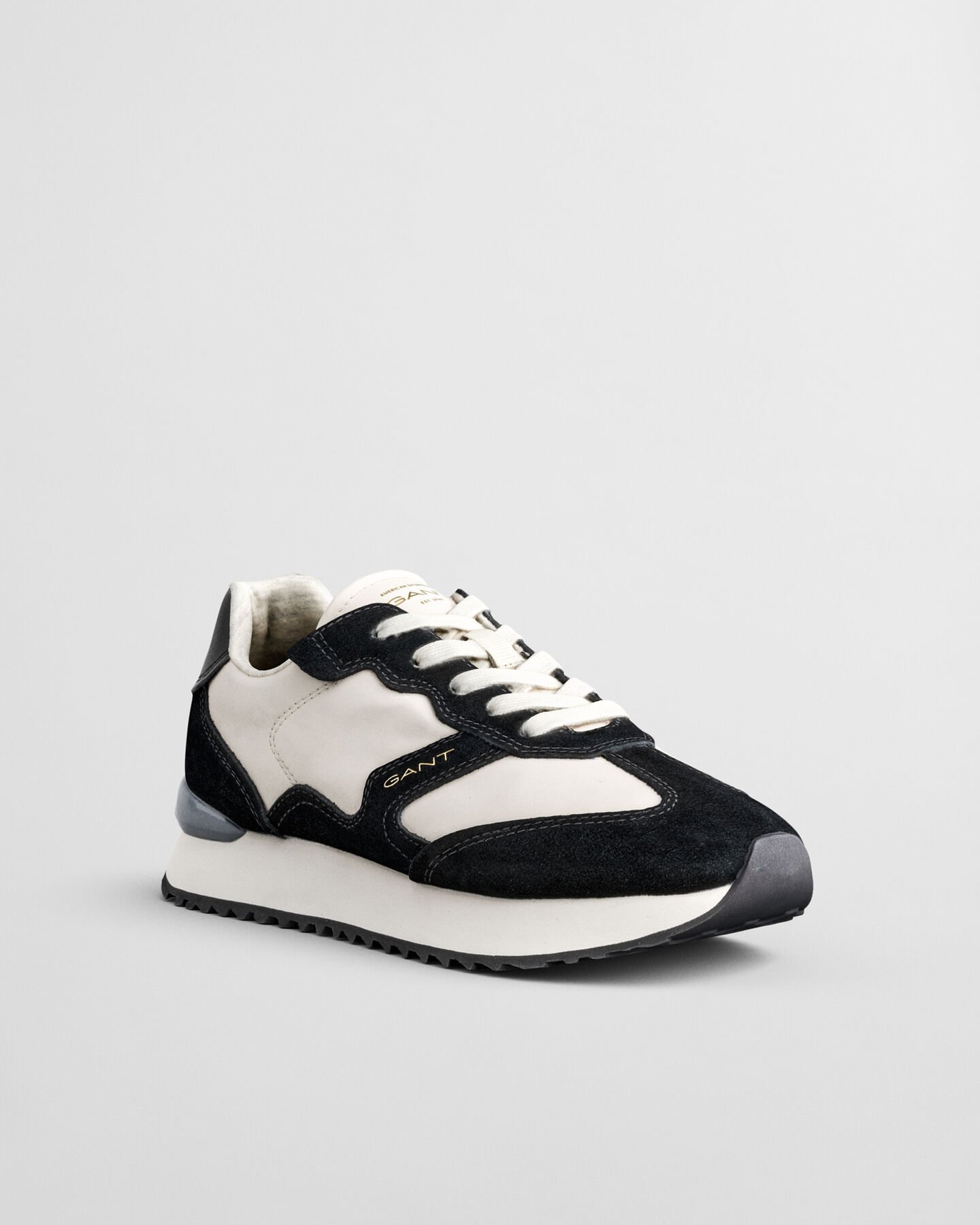 Bevinda Nylon Canvas Suede Sneakers