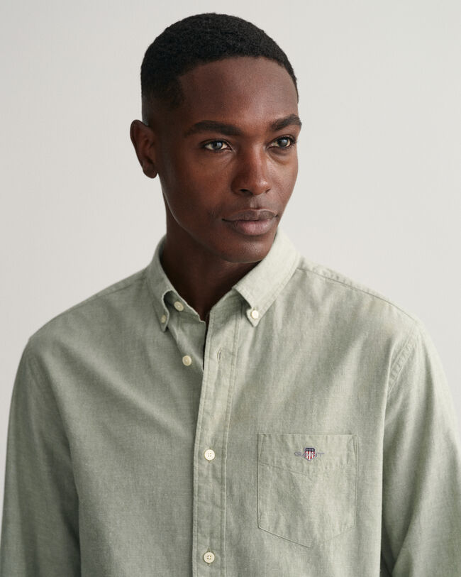 Regular Fit Cotton Linen Shirt