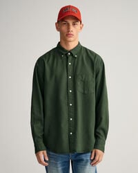 Relaxed Fit Garment-Dyed Lyocell Shirt