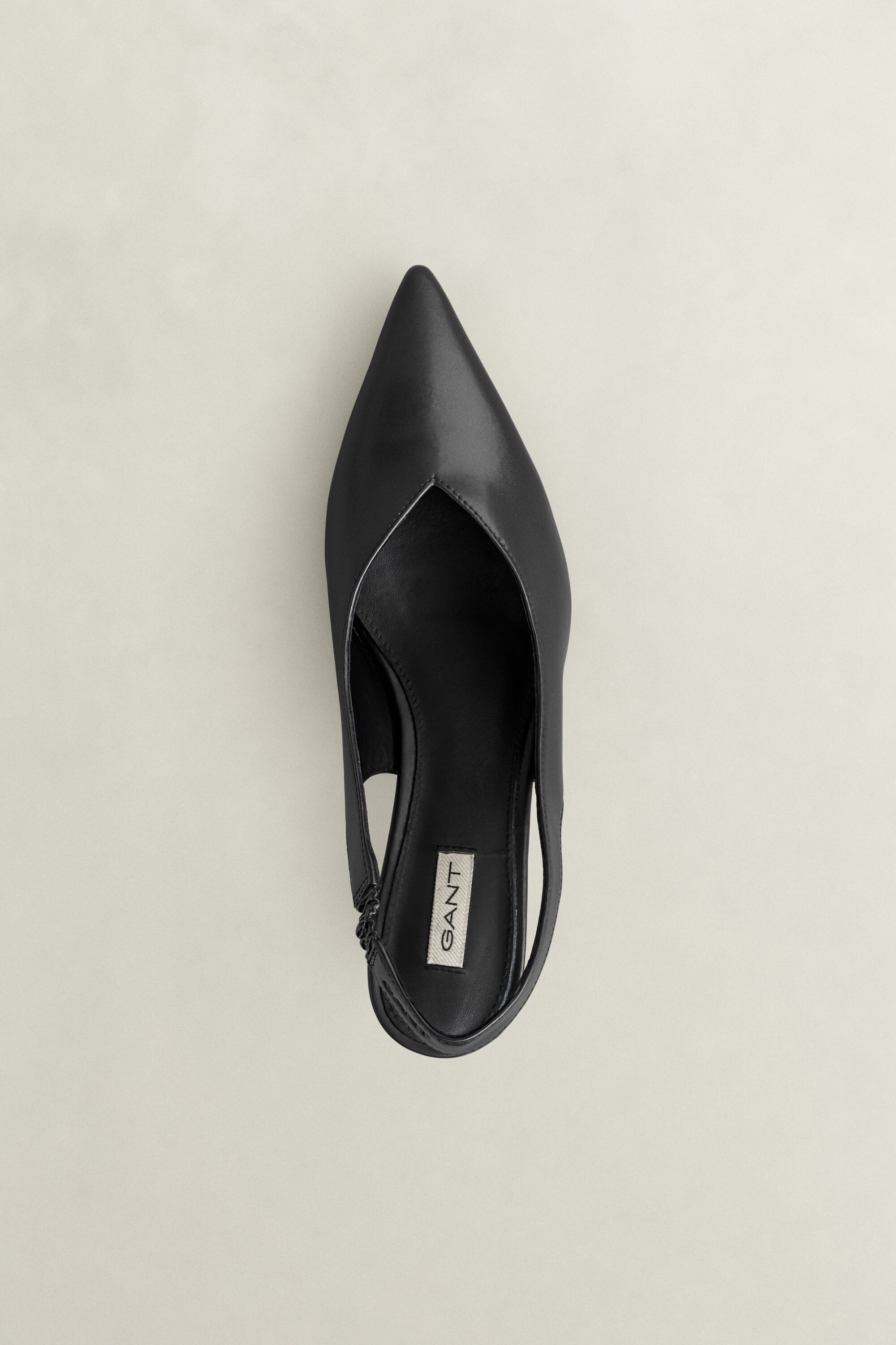 Tillbye Leather Heels — BLACK