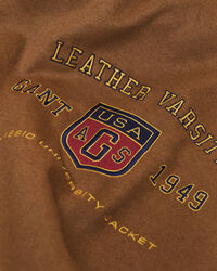 Leather Varsity Jacket