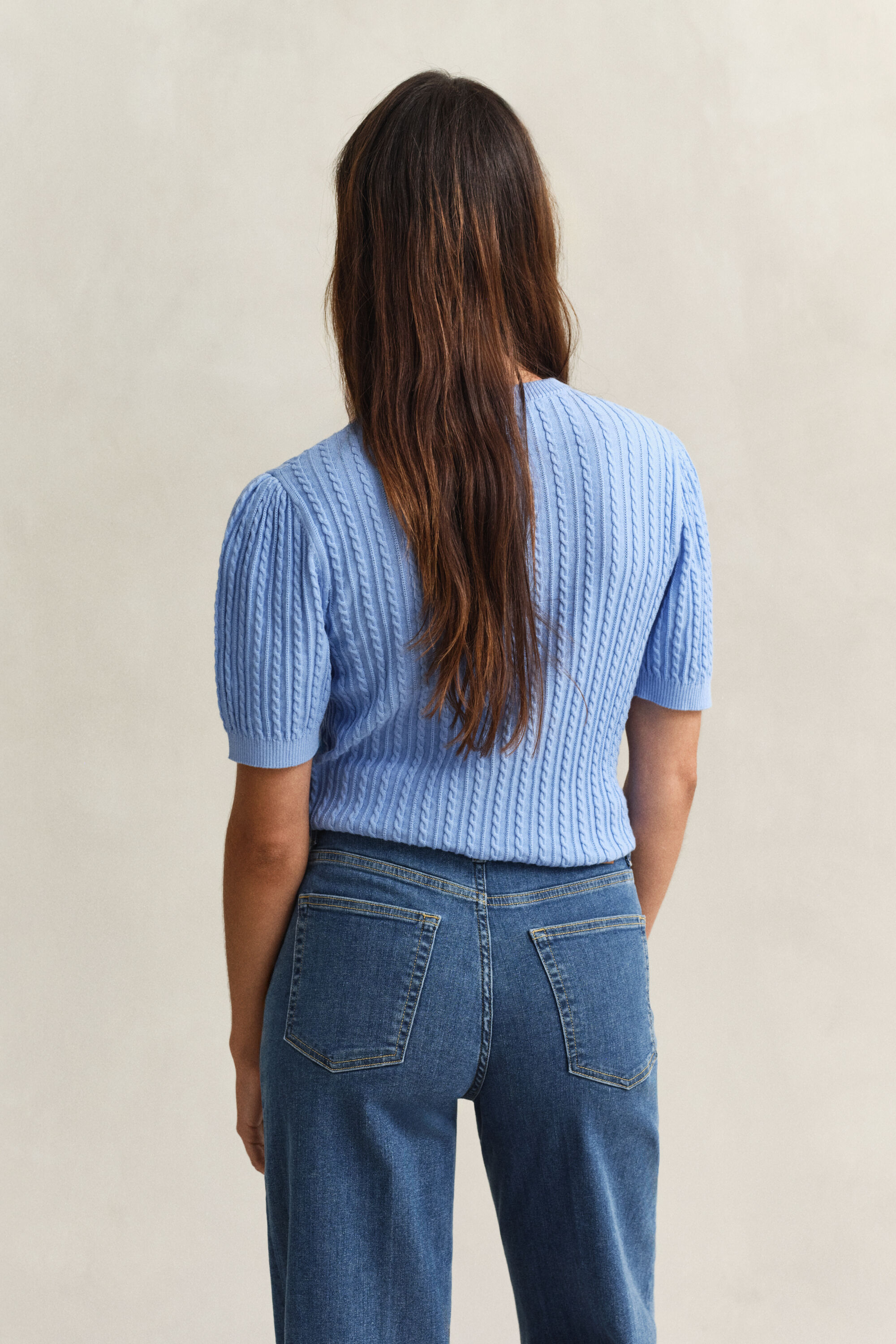 Cotton Short Sleeve Sweater