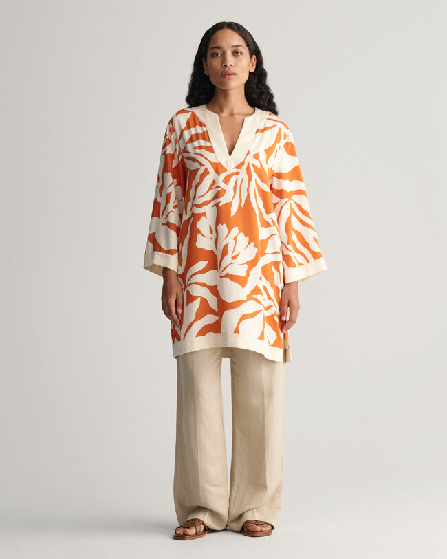 Palm Print Caftan