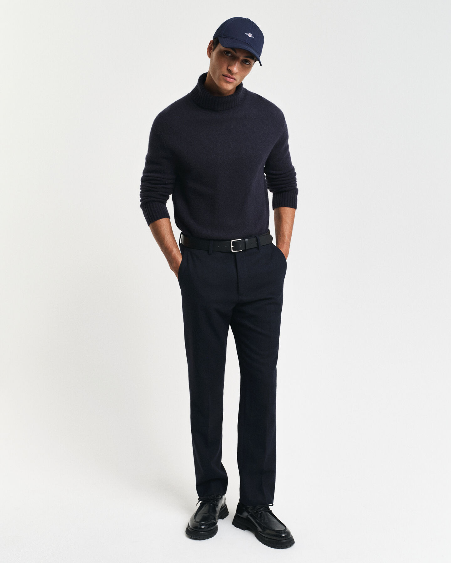 Slim Fit Herringbone Suit Pants