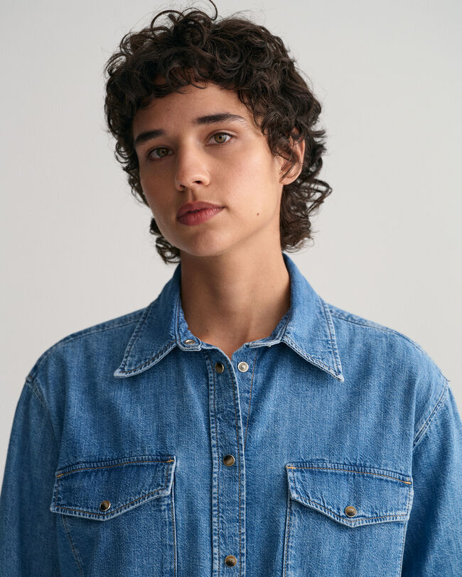 Relaxed Fit Denim Shirt