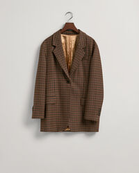 Oversized Check Blazer