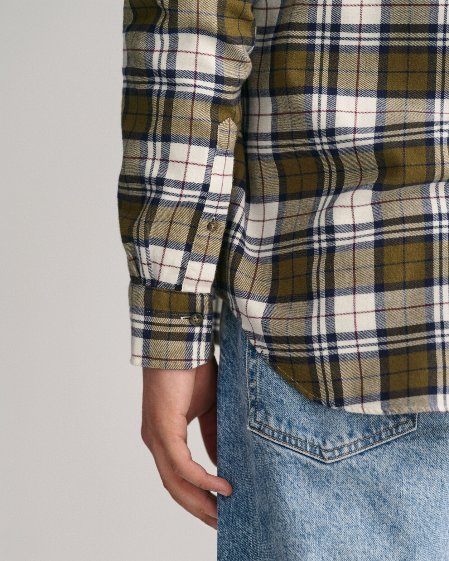 Regular Fit Checked Flannel Shirt