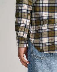 Regular Fit Checked Flannel Shirt