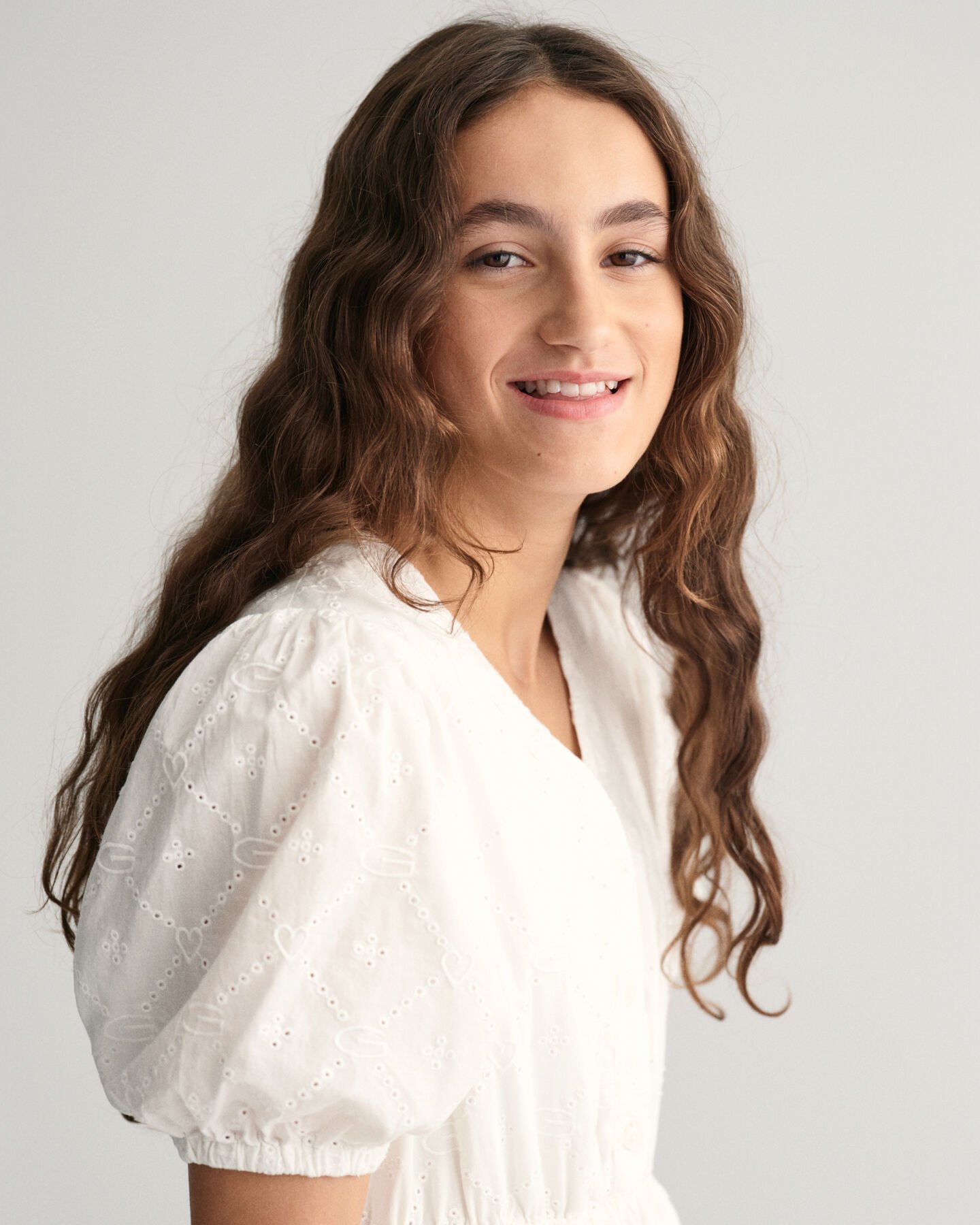 Teen Girls Broderie Anglaise Dress