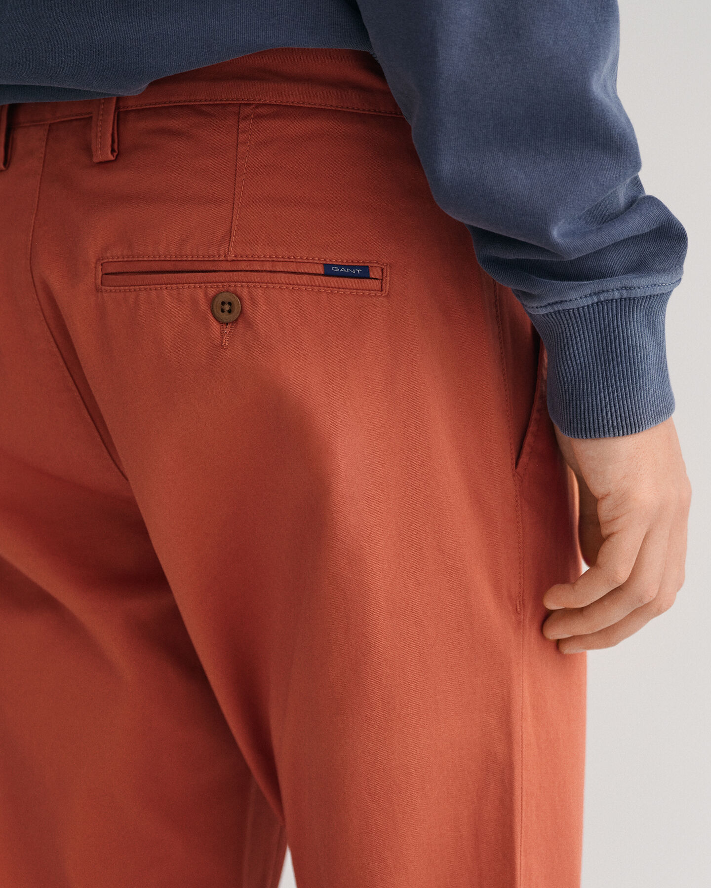 Hallden Slim Fit Twill Chinos