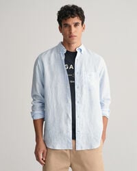 Regular Fit Striped Linen Shirt