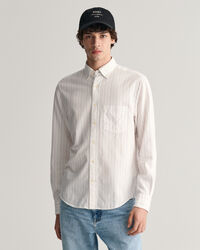 Regular Fit Striped Archive Oxford Shirt