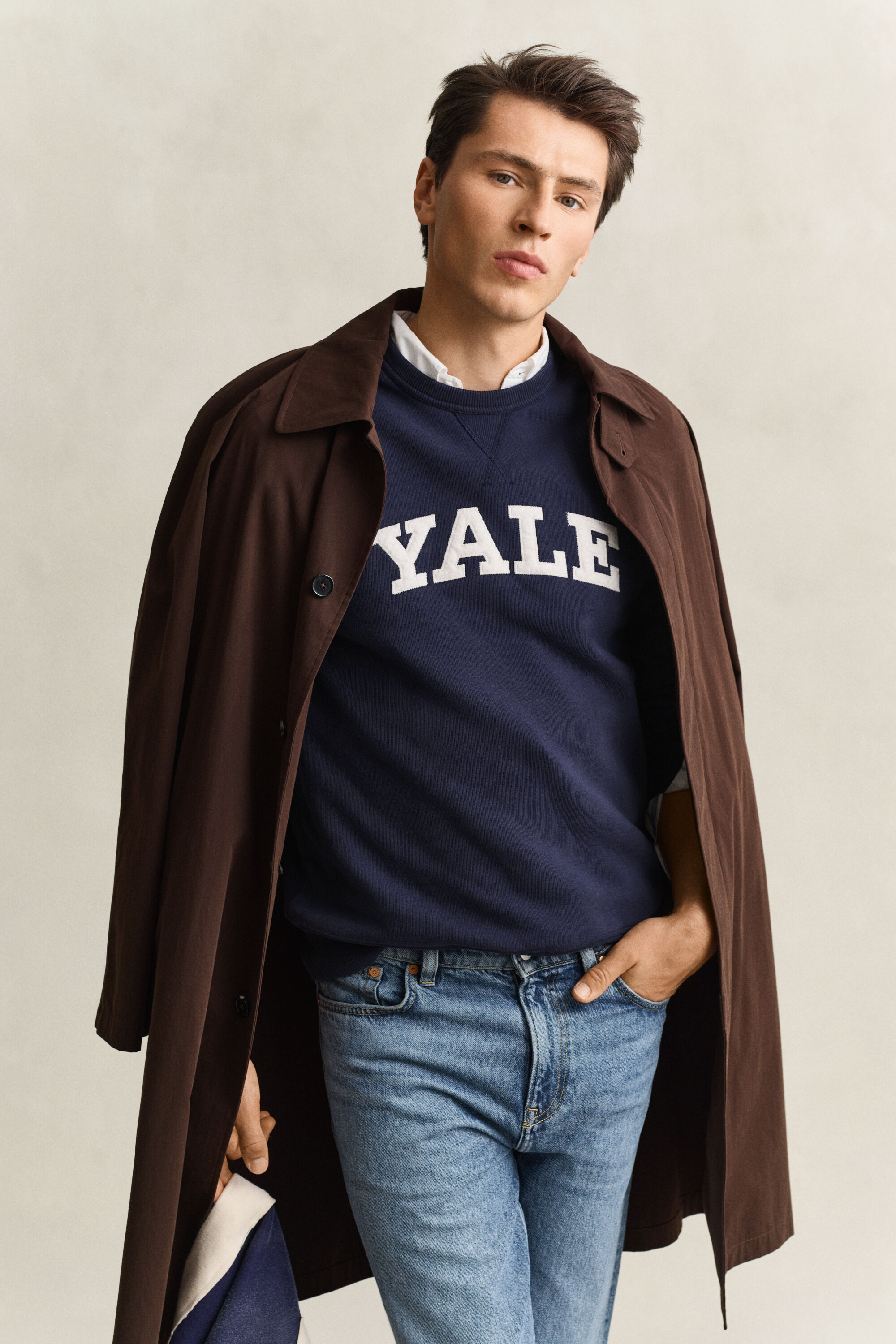 Gant x Yale Crew Neck Sweatshirt