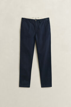 Slim Fit Comfort Chinos — EVENING BLUE 1