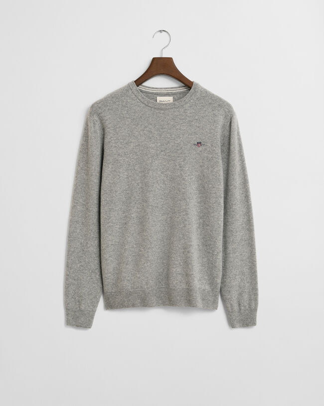 Superfine Lambswool Crew Neck Sweater