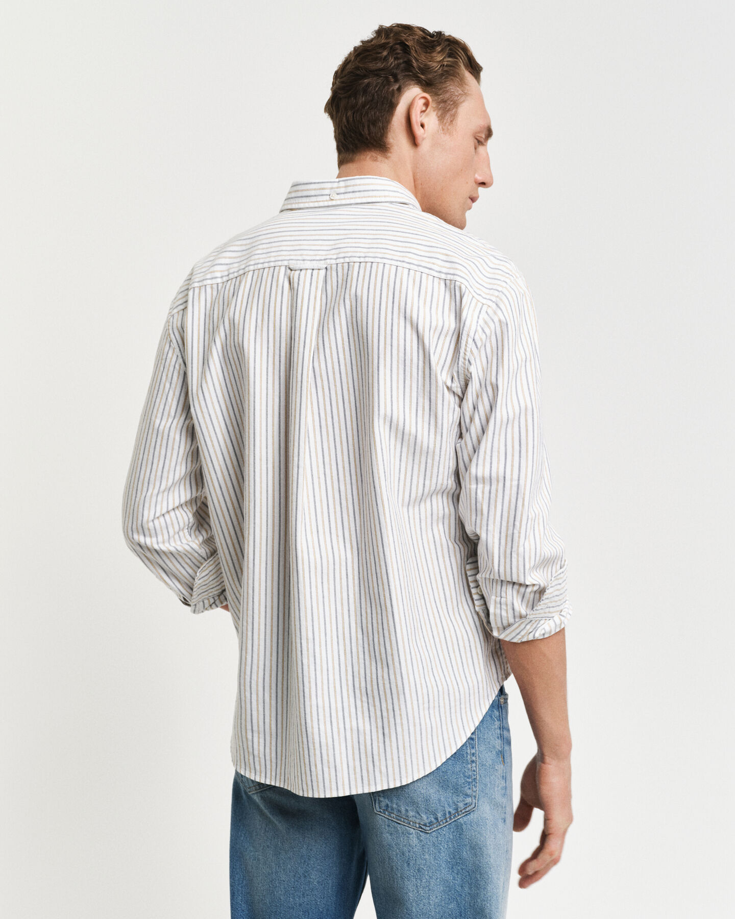 Relaxed Fit Striped Heritage Oxford Shirt