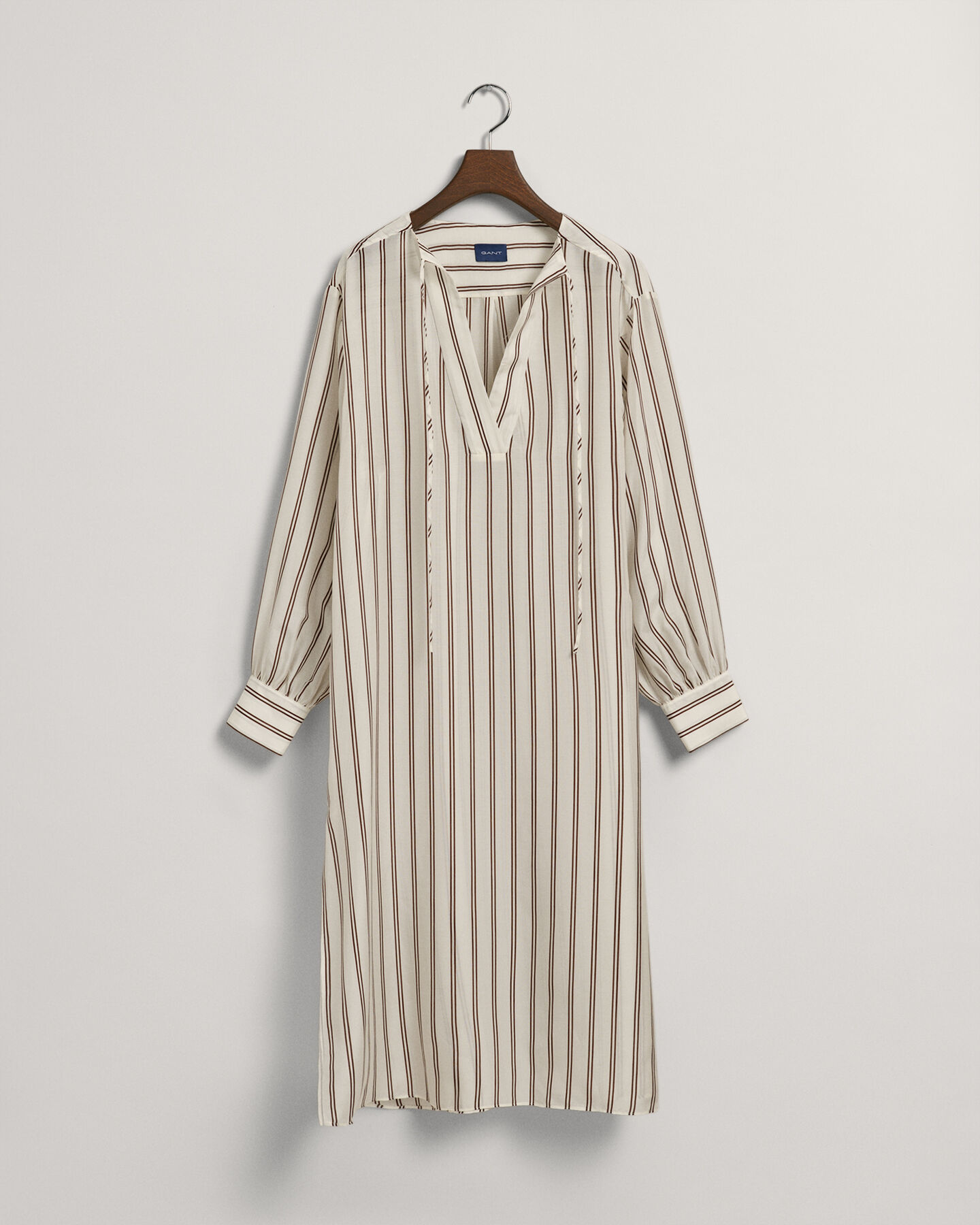 Striped V-Neck Caftan