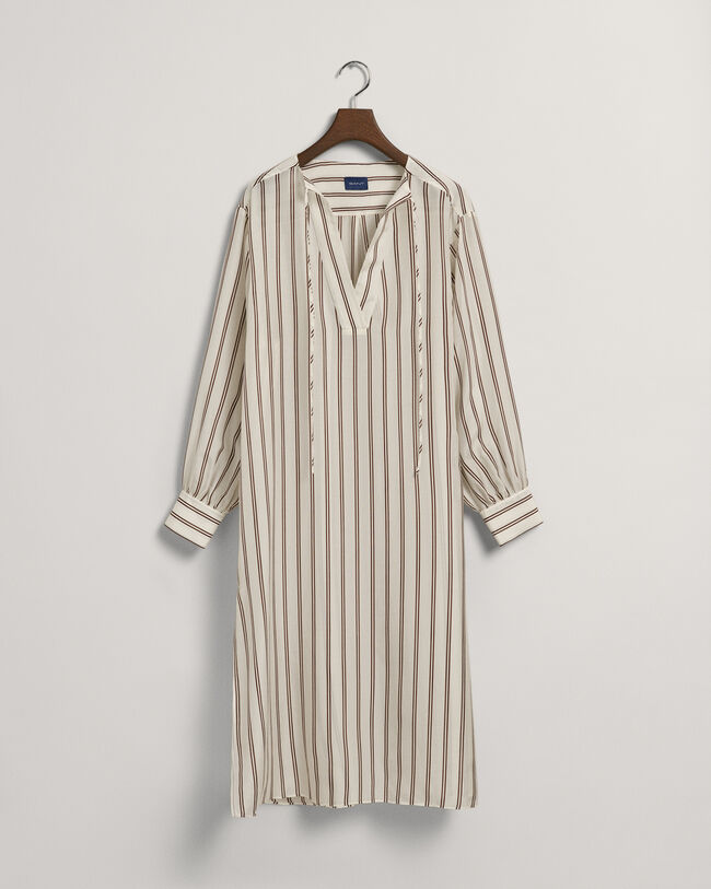 Striped V-Neck Caftan