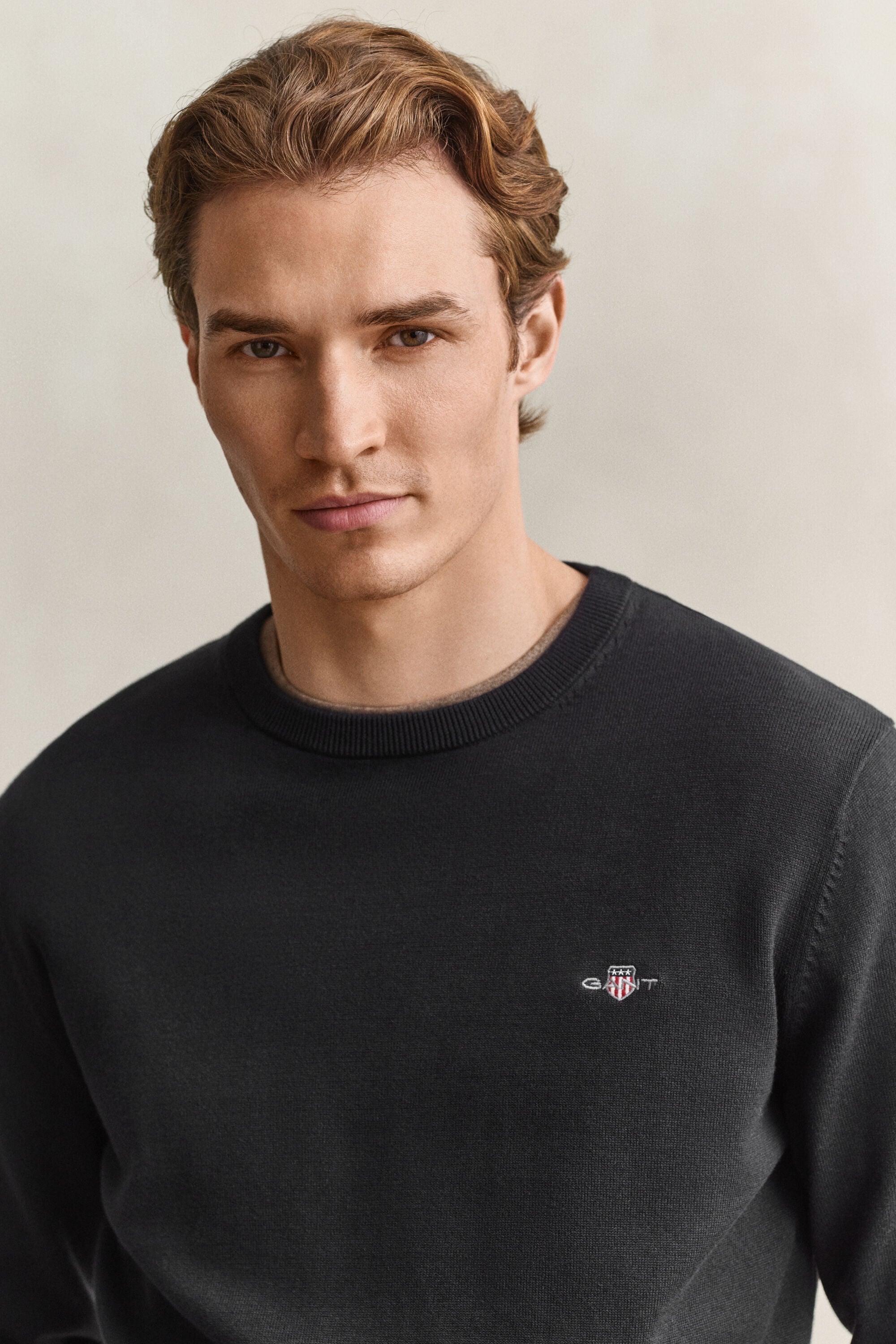 Classic Cotton Crew Neck Sweater