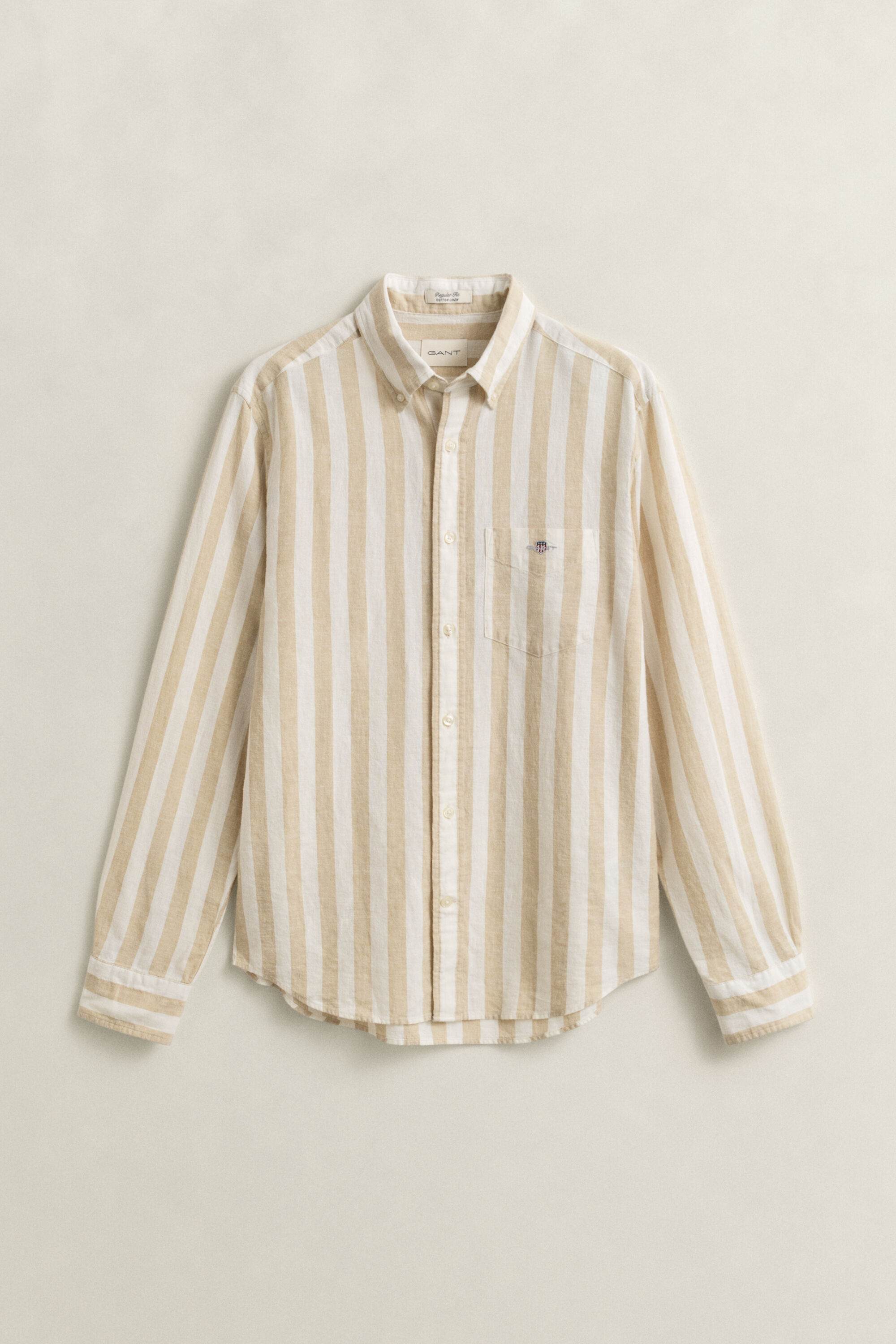 Striped Linen Blend Shirt