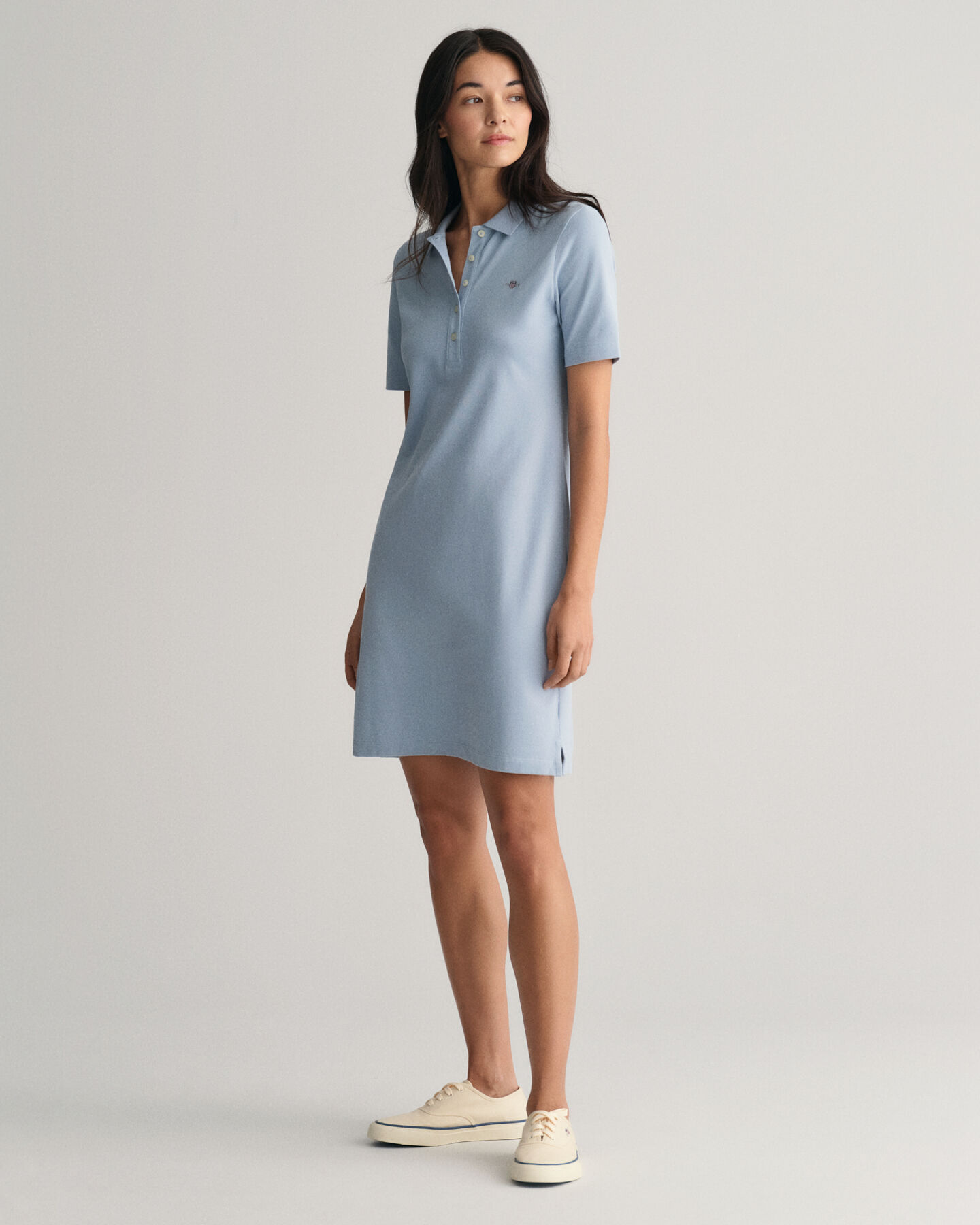Shield Piqué Polo Dress