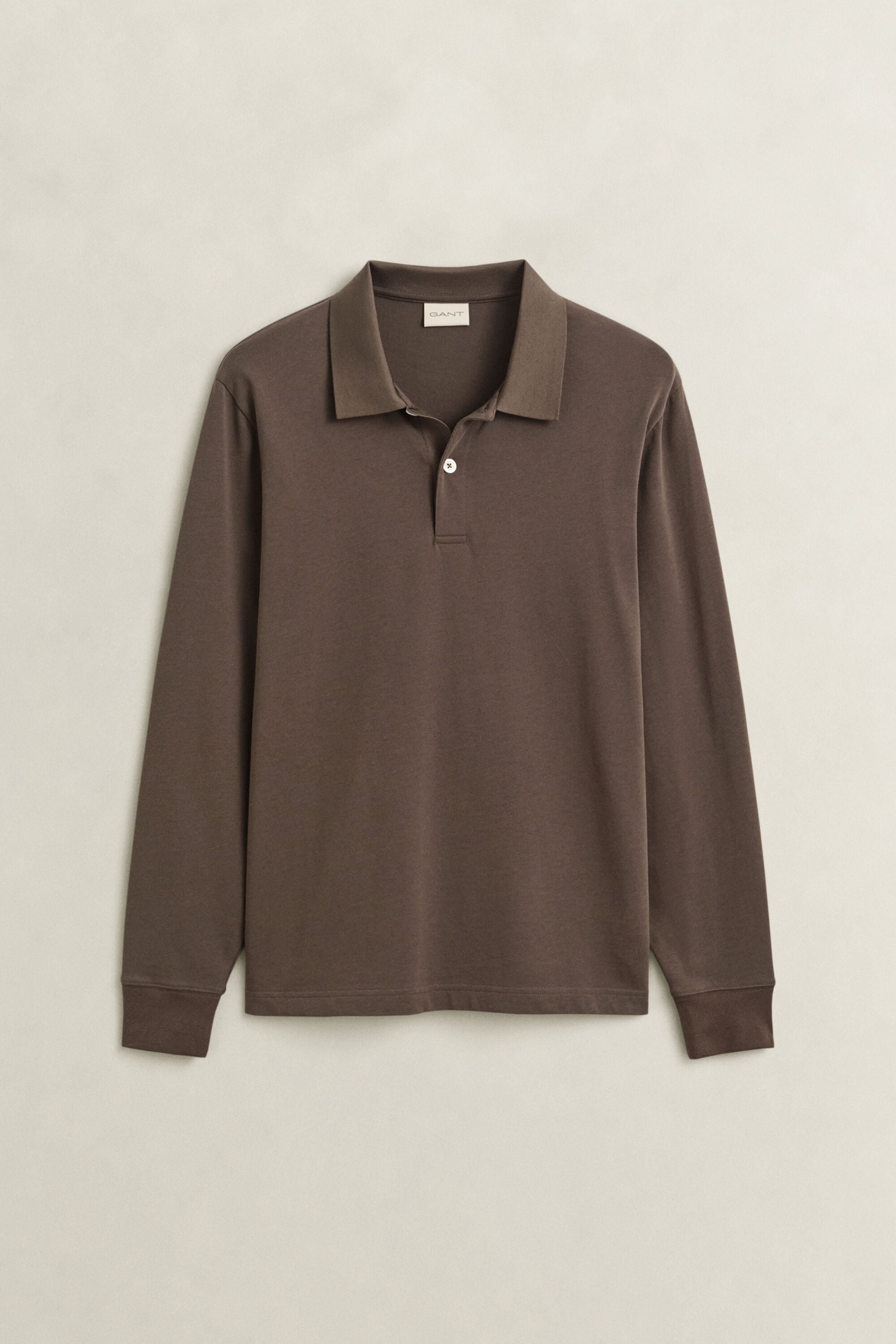 Long Sleeve Pima Cotton Polo Shirt