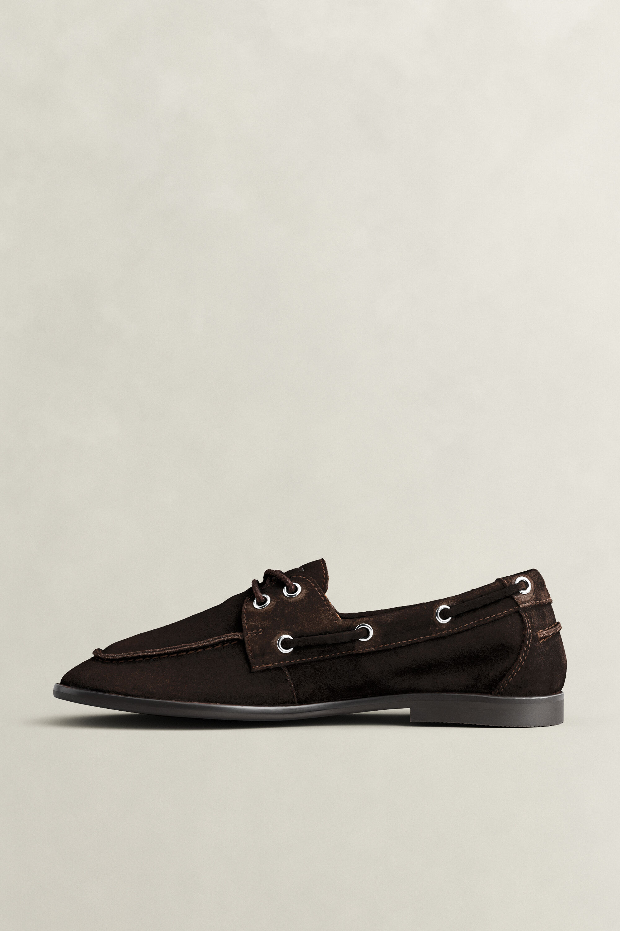 Gimble Suede Loafers — DARK BROWN