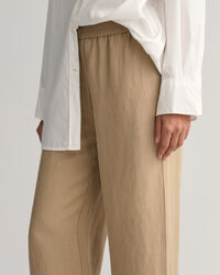Linen Viscose Pull-On Pants