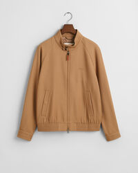 Wool Blend Harrington Jacket