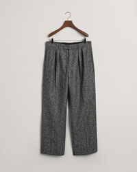 Wide Leg Tweed Suit Pants