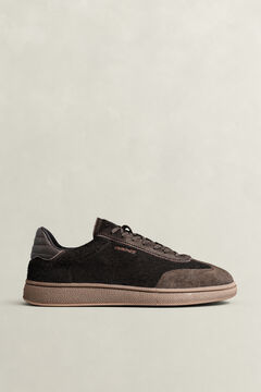 Cuzmo Suede Nylon Sneakers — WEATHERED BROWN 5